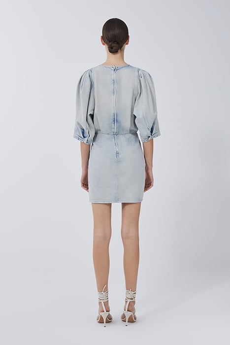 MARCIA DRESS IN BLEACHED BLUE 2