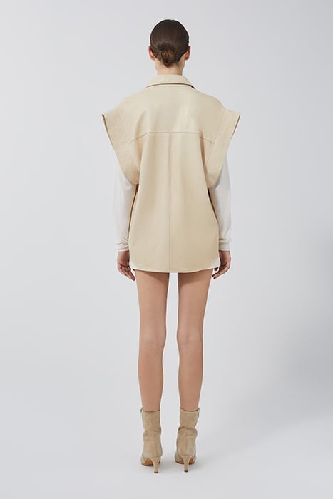 MULLEN OVERSHIRT IN BEIGE 2