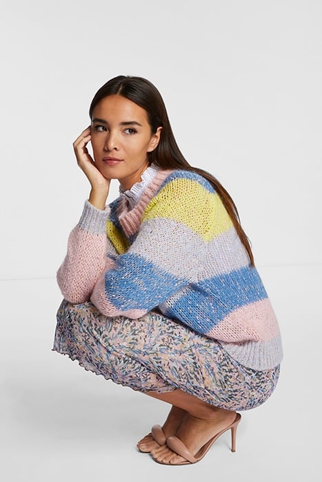 CREW NECK COLOURBLOCK STRIPES ORIGINAL 4