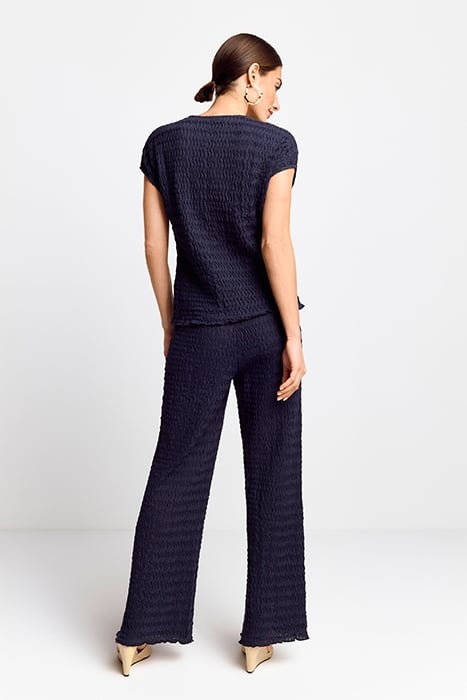 CRINKLED SHIRT MIDNIGHT BLUE 3