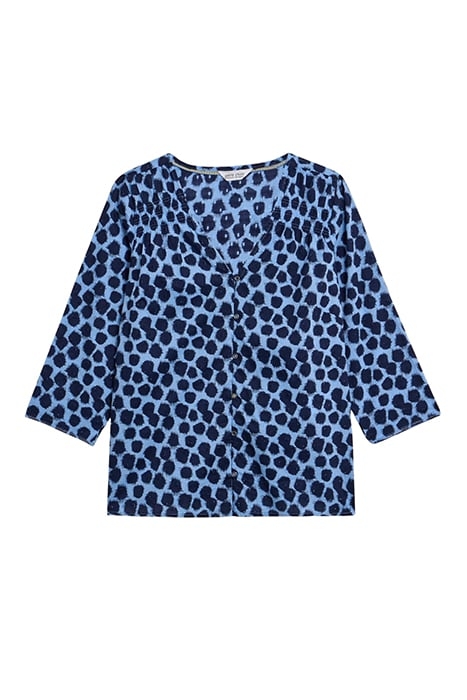 RAE  COTTON TOP BLUE PRINTED 3
