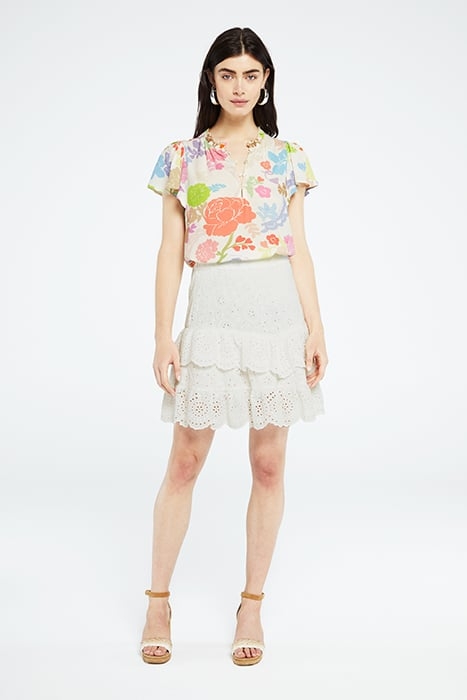 VANESSA TOP CREAM WHITE /PINK PA 2