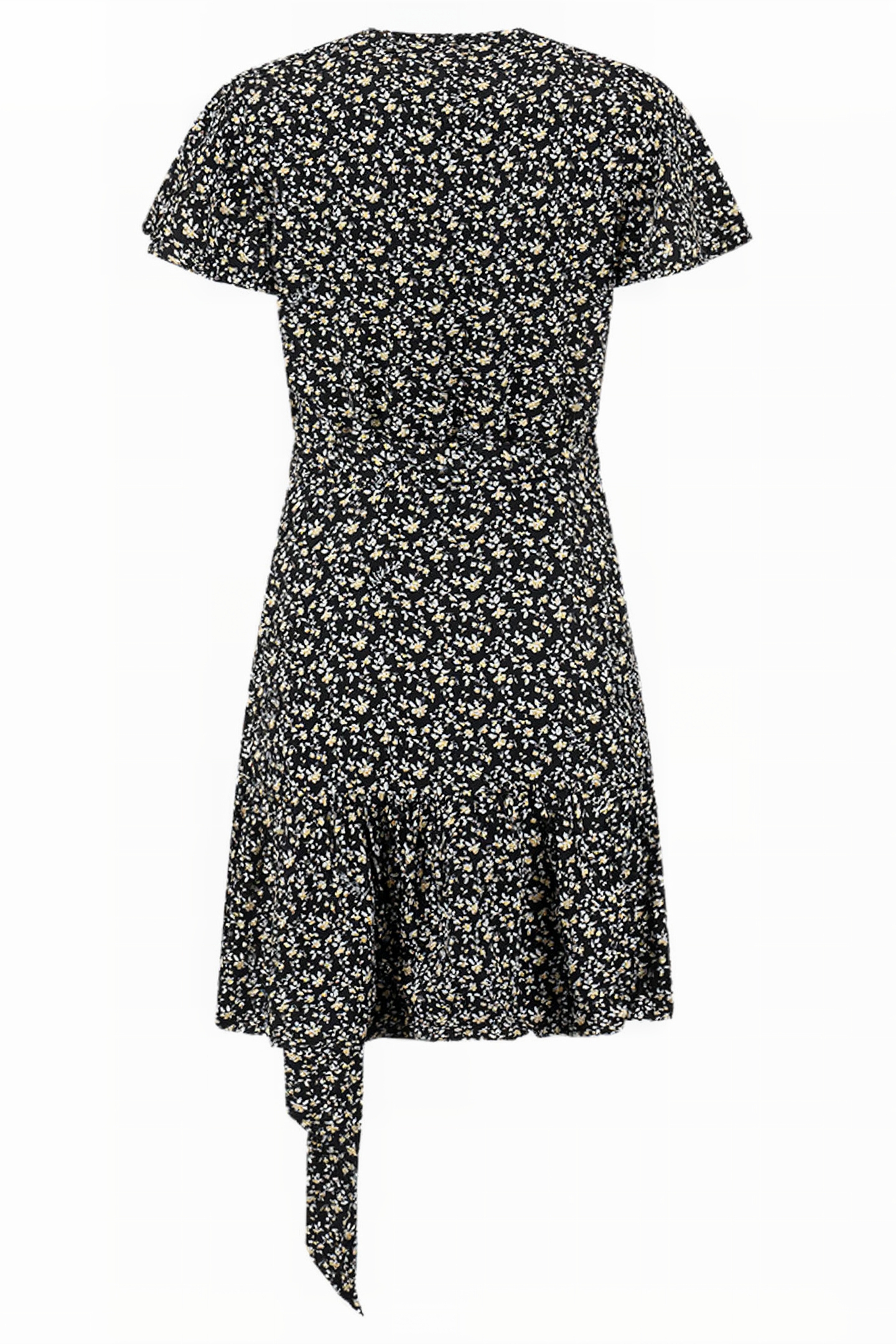 REESE DRESS SHORT SLEEVE MULTI BLACK 2