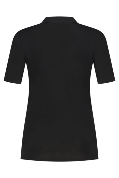 JOLIE POLO TOP BLACK 2