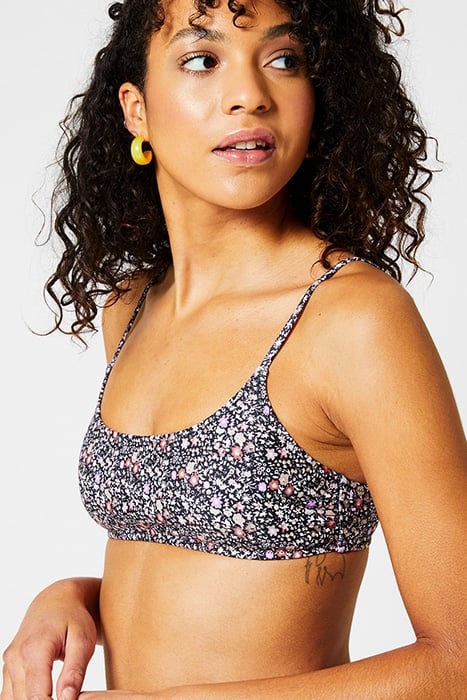 ADDY TOP AOP FLOWER BLACK 6