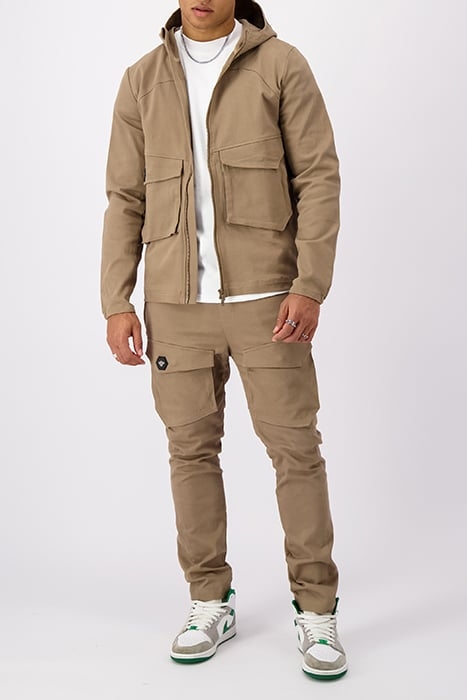 HEX CARGO JACKET SAND 4