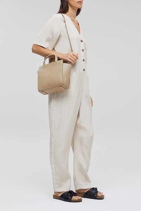 SHORT SLEEVE OVERALL PANTS GRAIN BEIGE 4