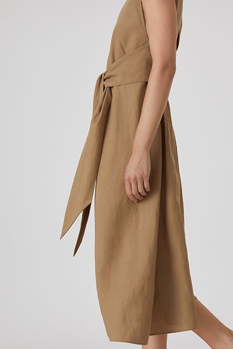 WAISTED BELT DRESSES NUTMEG 4