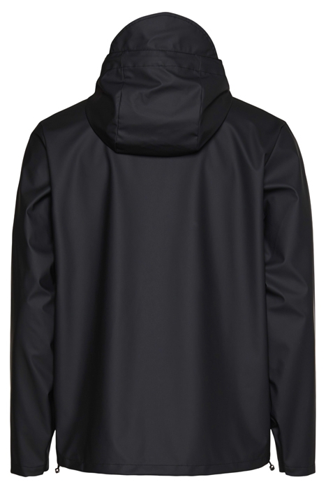 UNISEX SHORT HOODED COAT BLACK 6