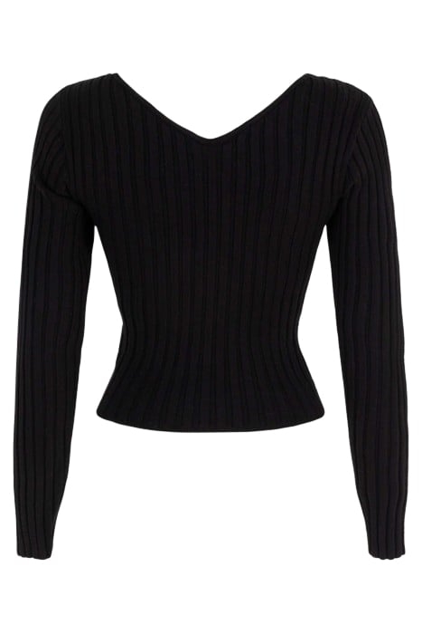 FENNE KNITTED PULL BLACK 2
