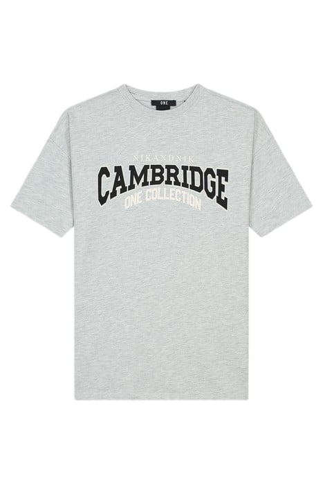 ONE CITY T-SHIRT LIGHT GREY MELANGE 3