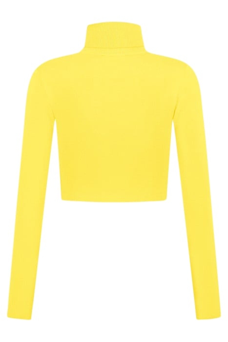 JOLIE CROPPED TOP CORN YELLOW 2