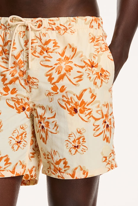 MEN SWIM SHORTS NICK WASHED FLOWER LIGHT BEIGE 7