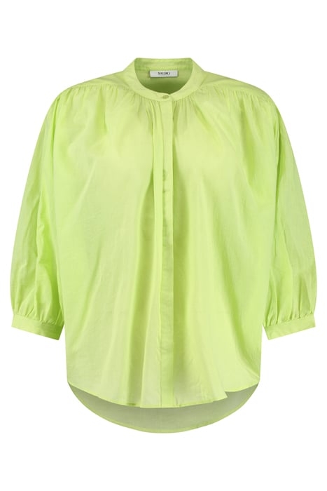 LADIES EVELYN BLOUSE LIME GREEN 5