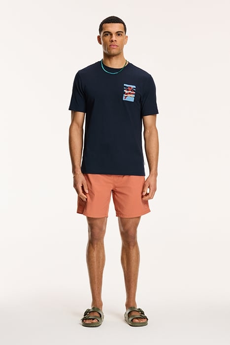 MEN CORAL CHEST T-SHIRT DARK NAVY 3