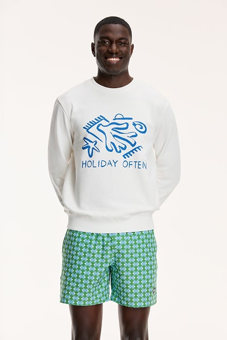 MEN HOLIDAY OFTEN SWEATER JET STREAM WHITE 1