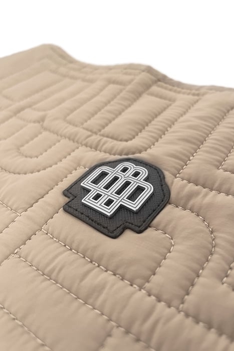 MONOGRAM QUILTED VEST BROWN 5