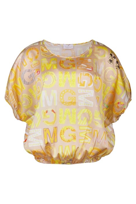 BLOUSE LUCCA YELLOW LOGOMANIA YELLOW 1