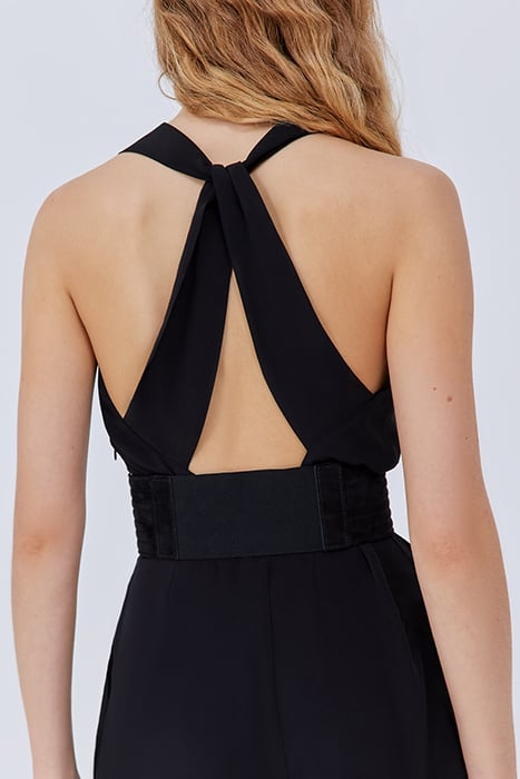 BLACK BACKLESS JUMPSUIT 5