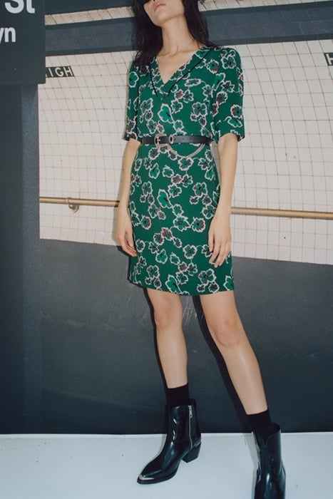 GREEN XL FLORAL DRESS 6