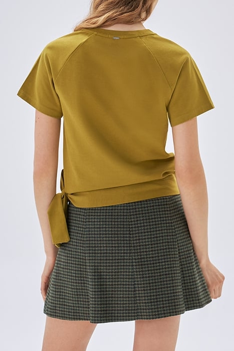 ABSINTHE ORGANIC COTTON T-SHIRT TO TIE AT SIDE 4