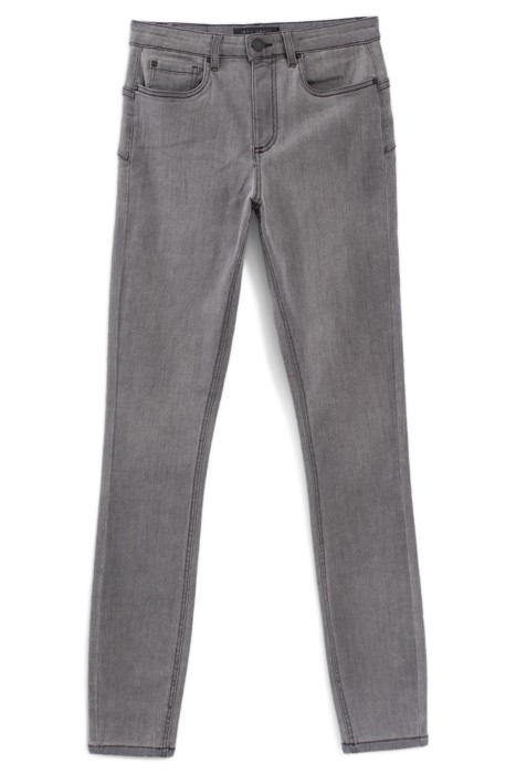 GREY HIGH-WAIST SCULPT-UP SLIM JEANS 4