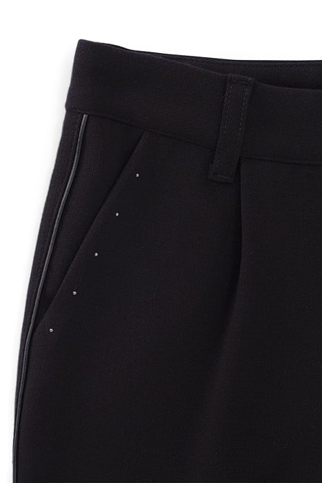 GIRLS’ BLACK STUDDED 7/8 TROUSERS 3
