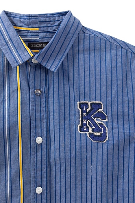 BOYS’ BLUE SHIRT WITH STRIPED MIX 6