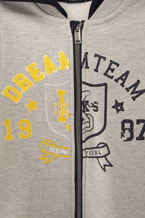 MOTTLED GRAY CARDIGAN 3