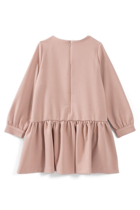 GIRLS’ ROSEWOOD CREPE SLOGAN DRESS 2