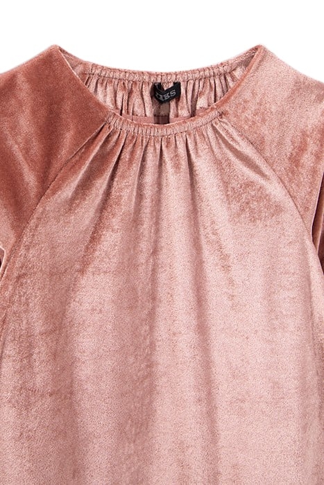 GIRLS’ ROSEWOOD PANNE VELVET DRESS 3