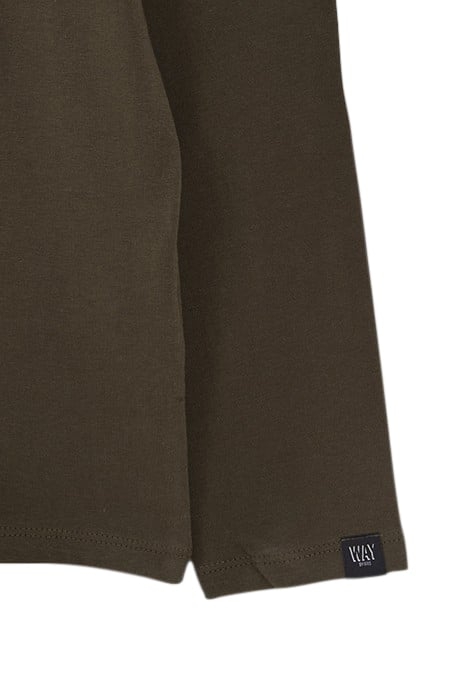 BOYS’ KHAKI SKATEBOARDER BROOKLYN BRIDGE ORGANIC T-SHIRT 4