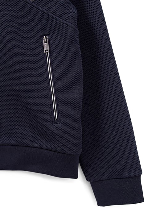 BOYS’ NAVY TEXTURED TECHFLEECE CARDIGAN 8