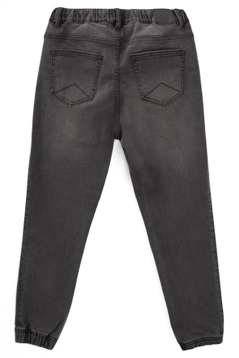 BOYS’ BLACK FADED JOGGER JEANS 2