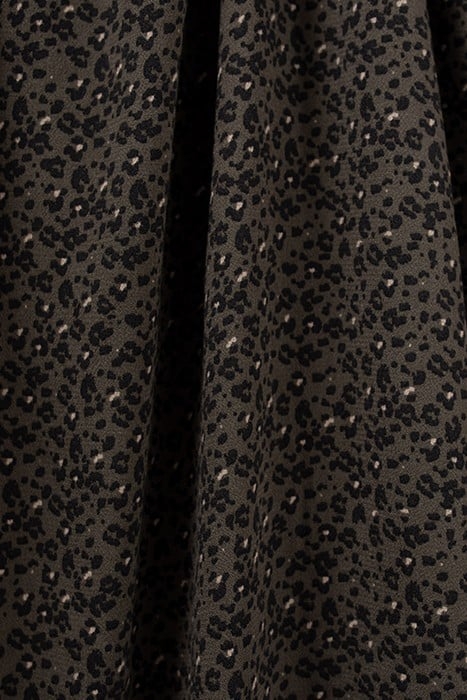 GIRLS’ KHAKI LEOPARD PRINT LENZING™ ECOVERO™ DRESS 6