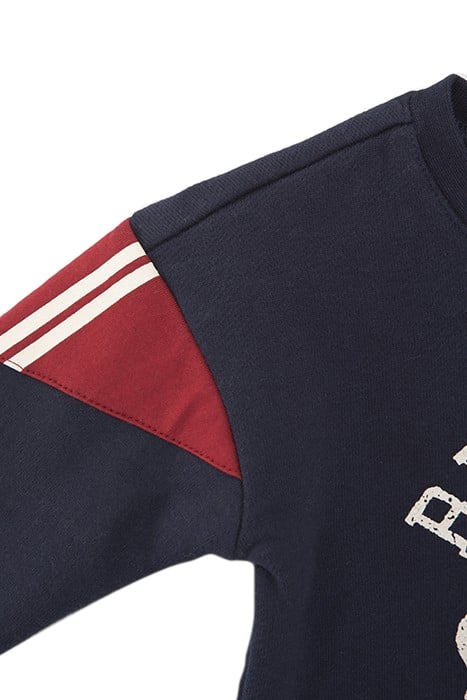 BABY BOYS’ NAVY SWEATSHIRT WITH XL VINTAGE SHIELD PRINT 6