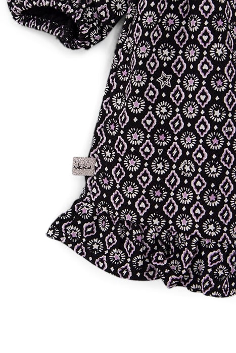 BABY GIRLS’ BLACK ROCK PRINT ECOVERO® DRESS 7