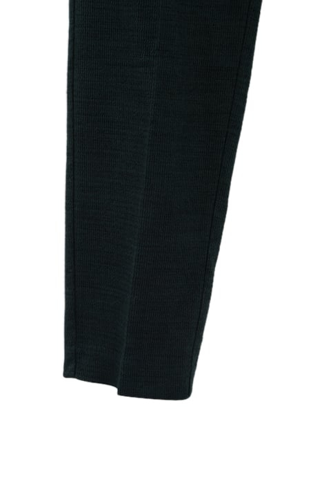 IMPERIAL GREEN TEXTURED KNIT TREGGINGS 3