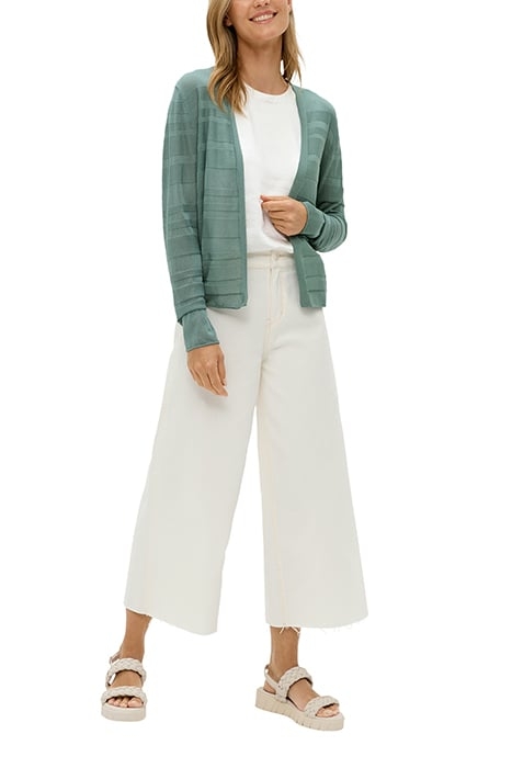 S.OLIVER PULLOVER BLUE GREEN 3