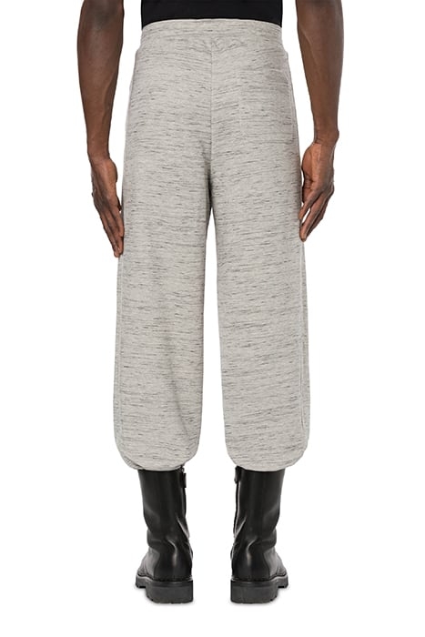 MOSCHINO VARSITY SLUB FLEECE JOGGERS GREY 2