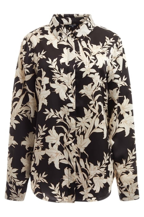 THE ICON BLOUSE PRINT SUNBURST BLACK BUTTON-DOWN SHIRT PRINT 4