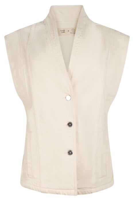 UNNI DENIM VEST - NATURAL 2