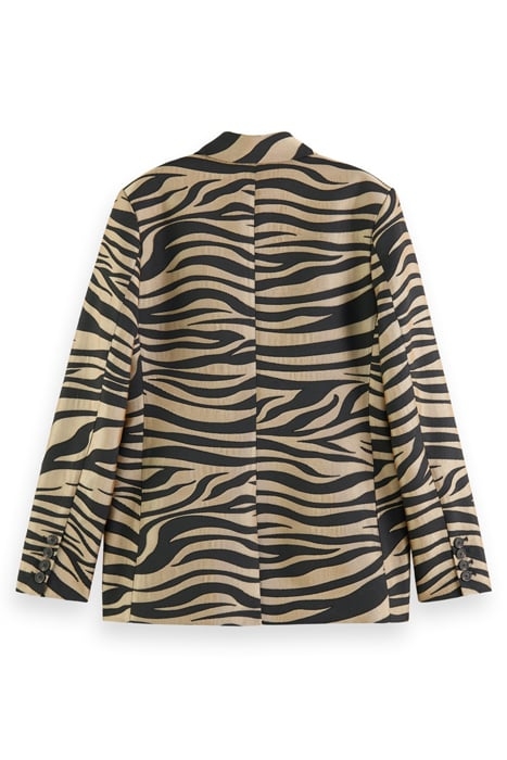 TIGER JACQUARD SINGLE-BREASTED BLAZER TIGER JACQUARD 2