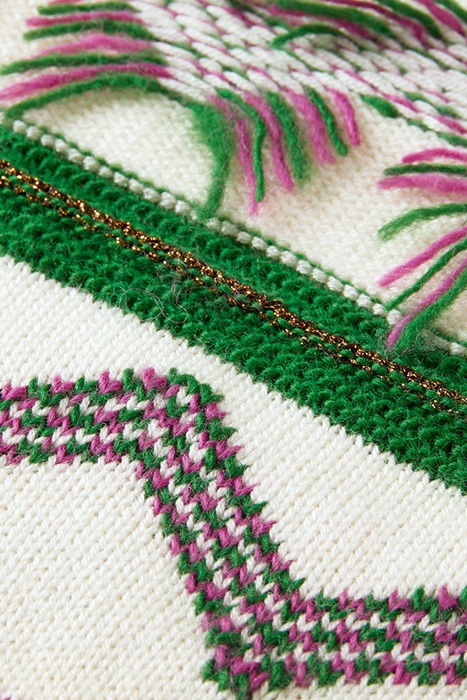 FRINGE JACQUARD PULLOVER SOFT ICE 7