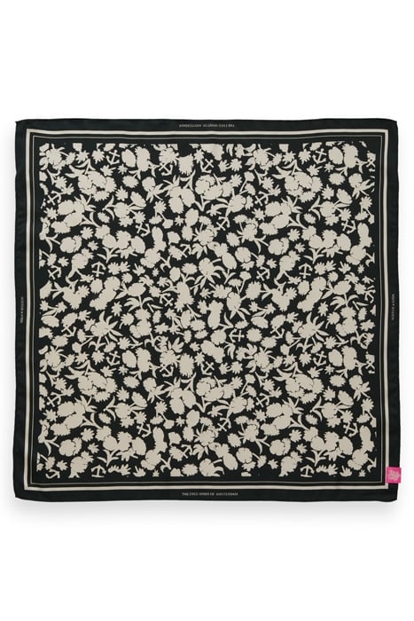 SQUARED SCARF RECYCLED POLYESTER ANCHOR FLORAL 2