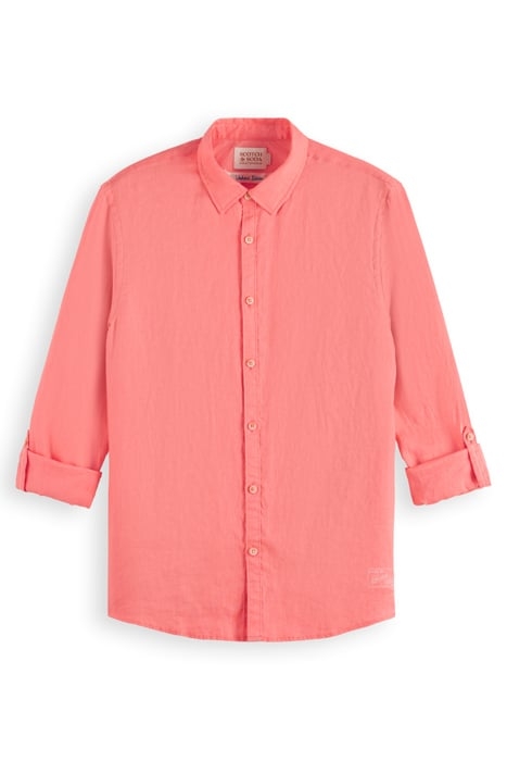 LINEN SHIRT WITH ROLL-UP CORAL REEF 1