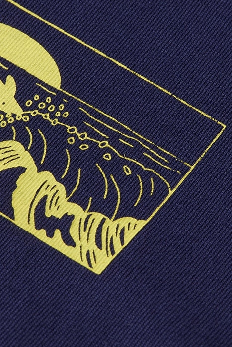 FRONT BACK ARTWORK LS T-SHIRT NAVY BLUE 3