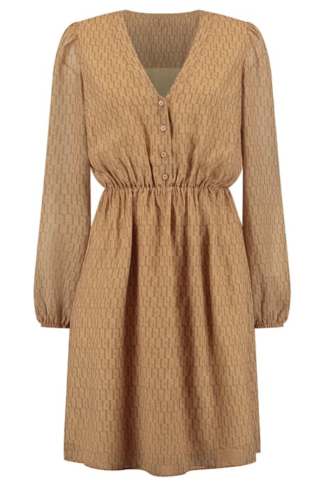 SIENNA SHORT DRESS CAMEL 1