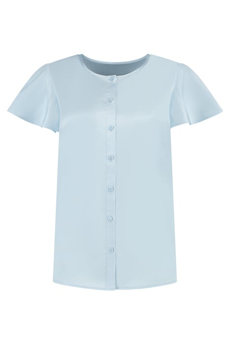 SERA SHORT SLEEVE TOP PEBBLE BLUE 1