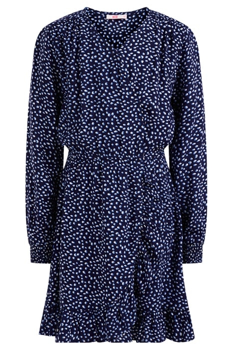 DRESS MID LENGTH BLUE 2